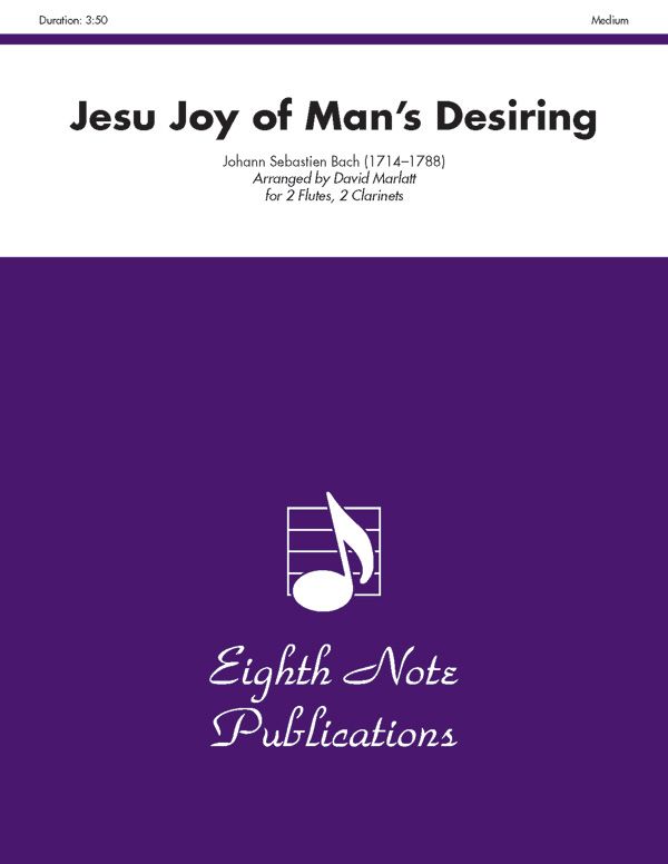 Jesu Joy Of Man's Desiring Score & Parts