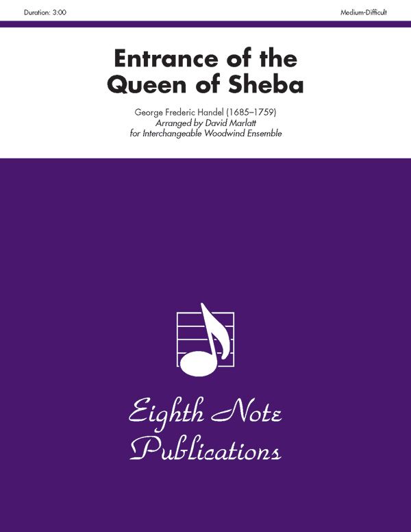 Entrance Of The Queen Of Sheba Score & Parts