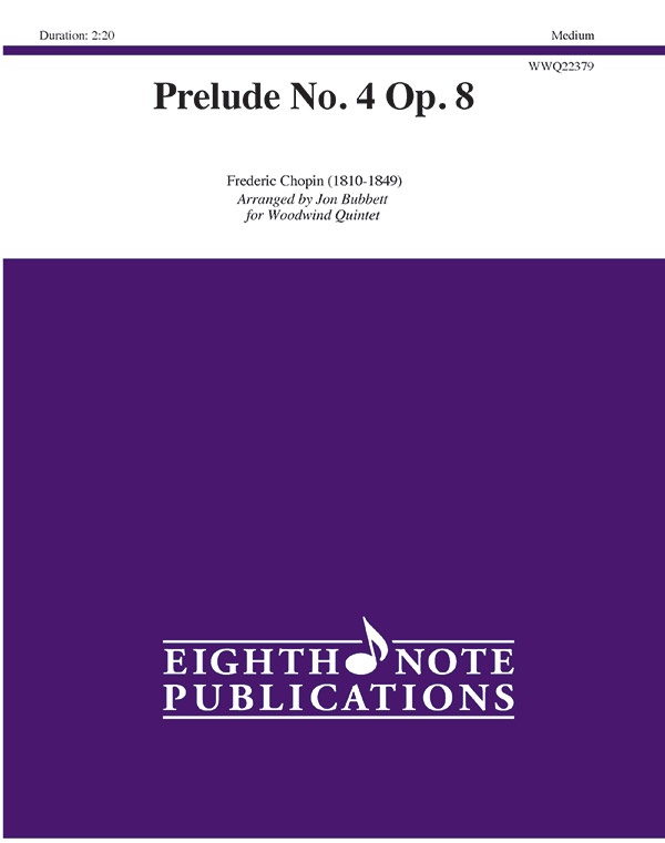 Prelude No. 4 Op. 8 Score And Parts