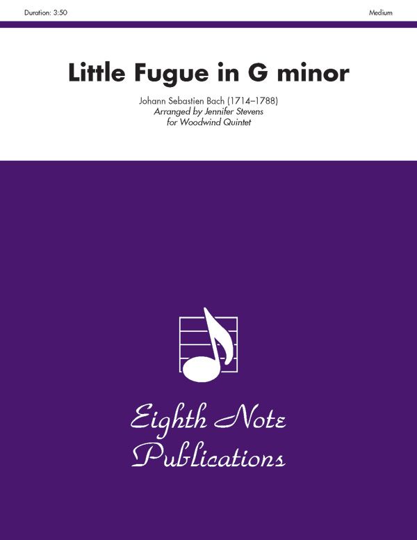 Little Fugue In G Minor Score & Parts