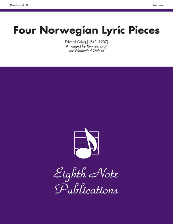 Four Norwegian Lyric Pieces Score & Parts