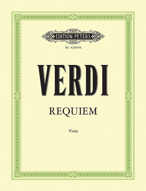 Requiem Mass for 4 Soli, Choir, and Orchestra for the 1st Anniversary of Alessandro Manzoni’s Death — Part(s)