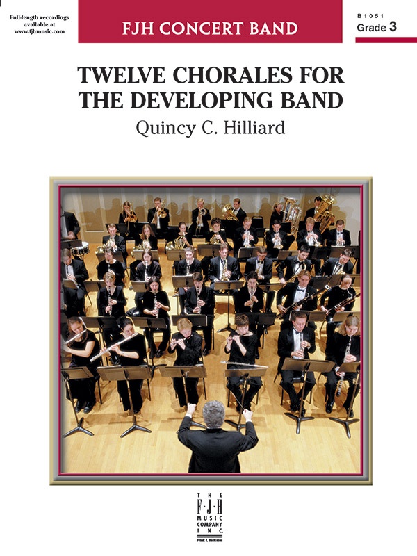 Twelve Chorales For The Developing Band Conductor Score