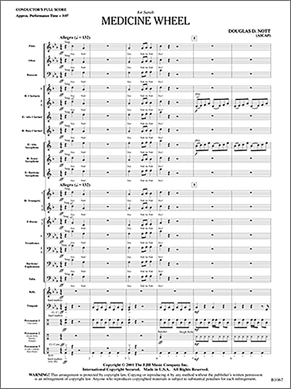 Medicine Wheel Conductor Score