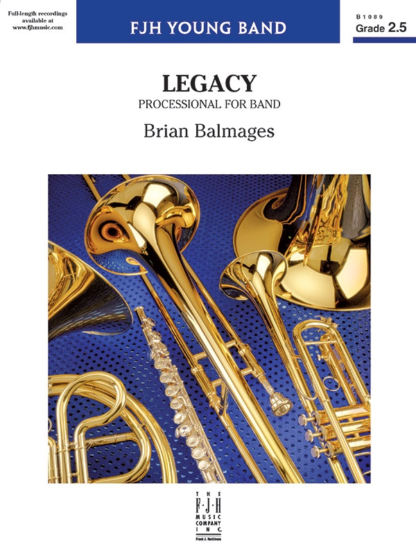 Legacy Processional For Band Conductor Score & Parts