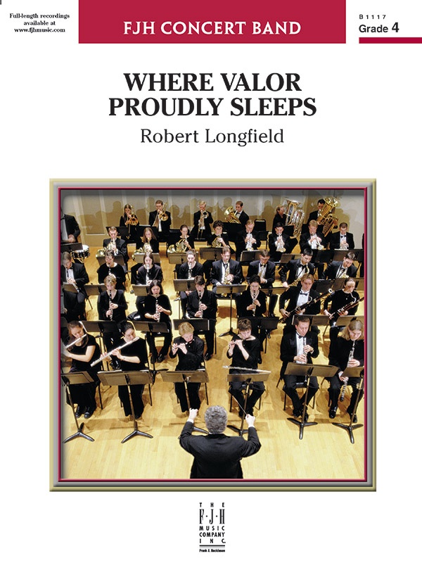 Where Valor Proudly Sleeps Conductor Score & Parts