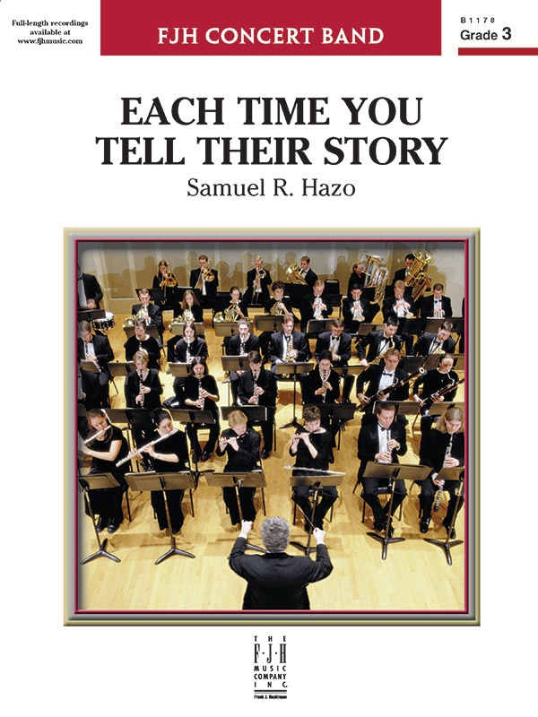 Each Time You Tell Their Story Conductor Score