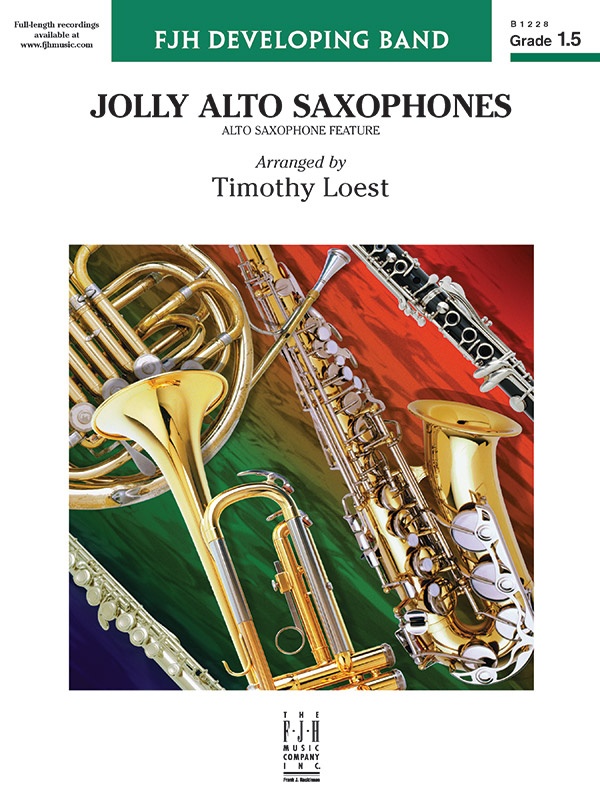 Jolly Alto Saxophones Conductor Score