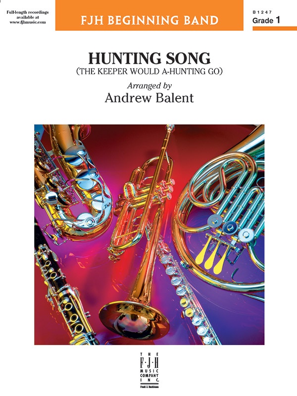 Hunting Song The Keeper Would A-Hunting Go Conductor Score & Parts