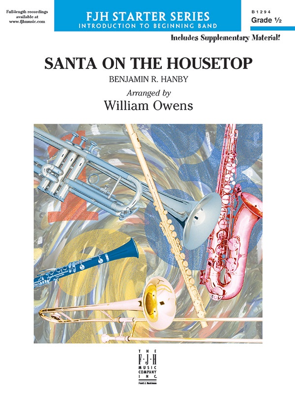 Santa On The Housetop Conductor Score