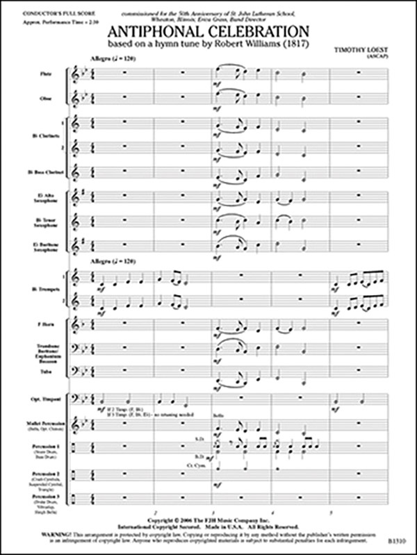 Antiphonal Celebration Conductor Score