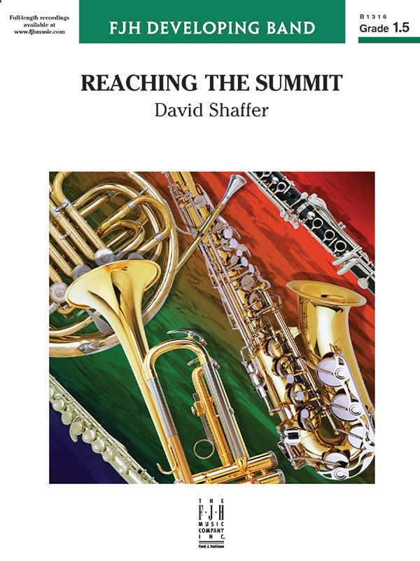 Reaching The Summit Conductor Score