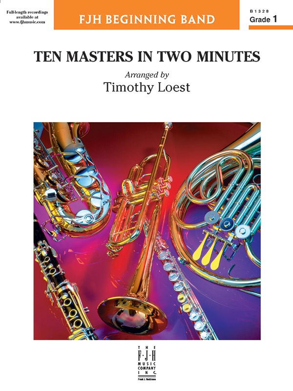 Ten Masters In Two Minutes Conductor Score & Parts