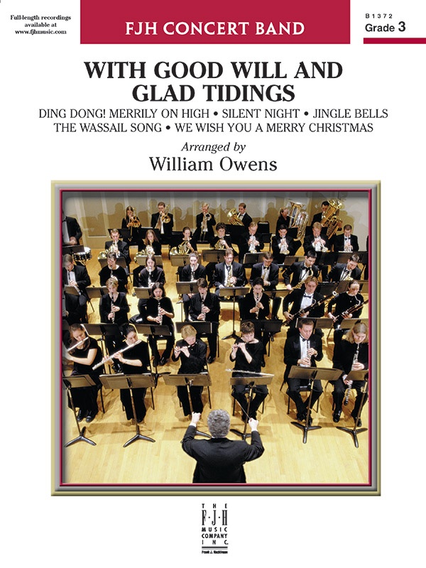 With Good Will And Glad Tidings Conductor Score & Parts