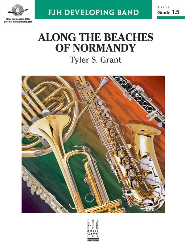 Along The Beaches Of Normandy Conductor Score & Parts