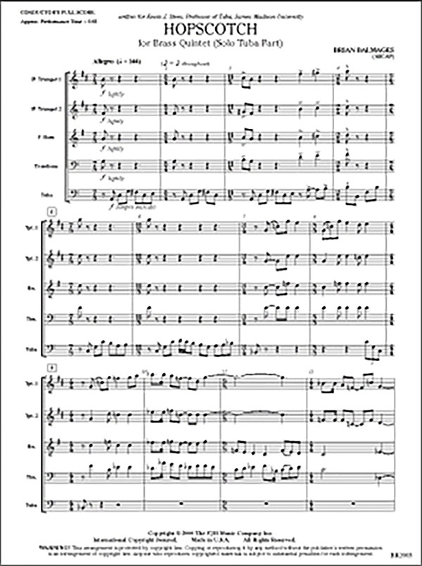 Hopscotch Conductor Score & Parts
