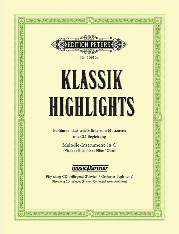 Classical Highlights (C Edition) Book & Cd