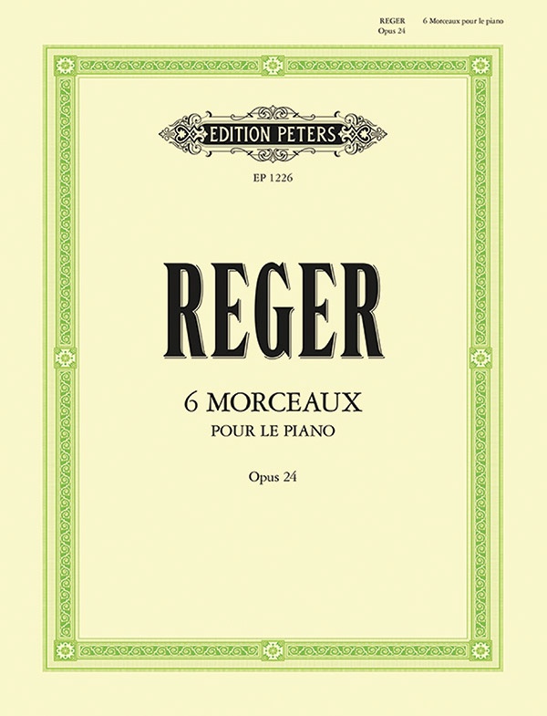 6 Morceaux Pour Le Piano Op.24 Book
