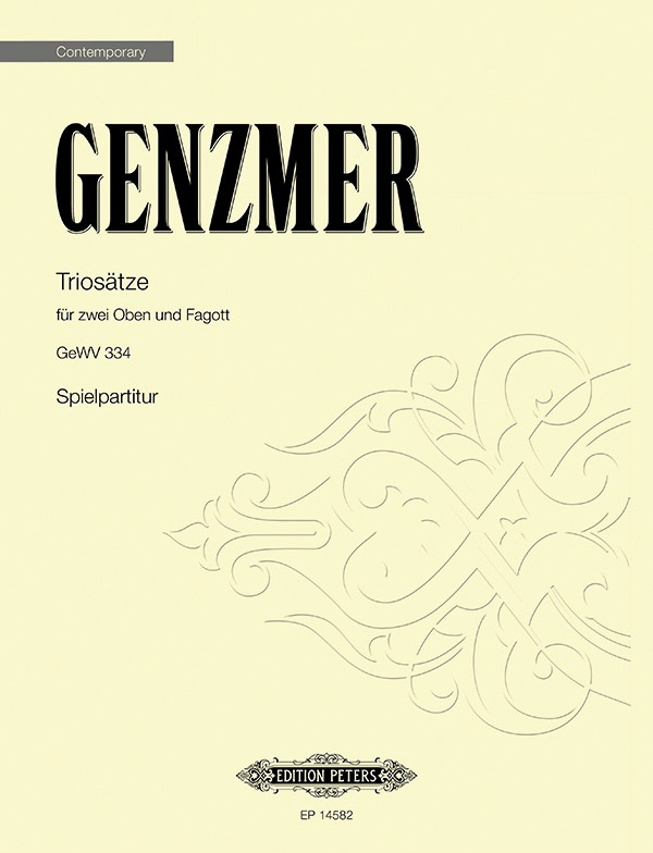 TriosäTze For Two Oboes And Bassoon Book