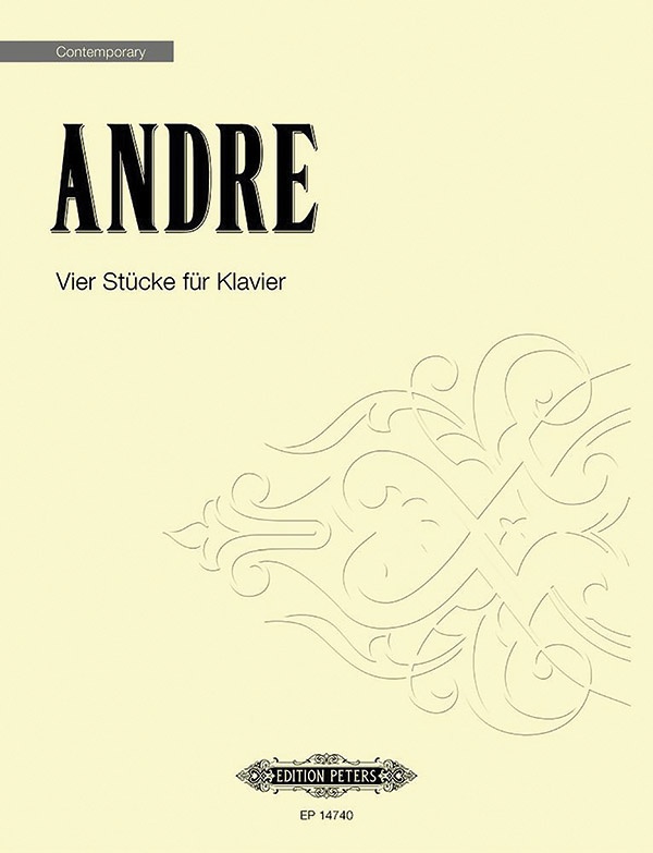 Vier StüCke füR Klavier Book