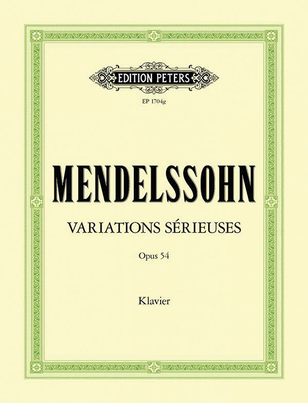 Variations séRieuses In D Minor Op.54 Book
