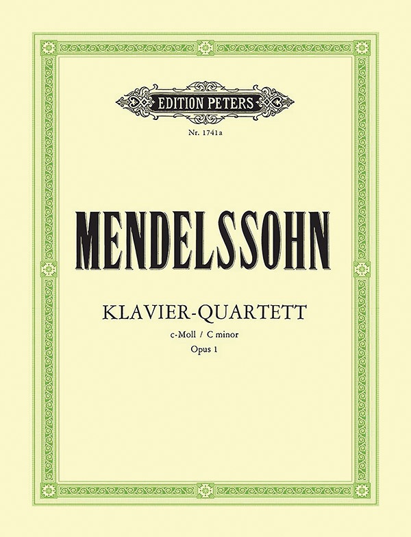Piano Quartet No. 1 In C Minor Op. 1 (Set Of Parts) Book