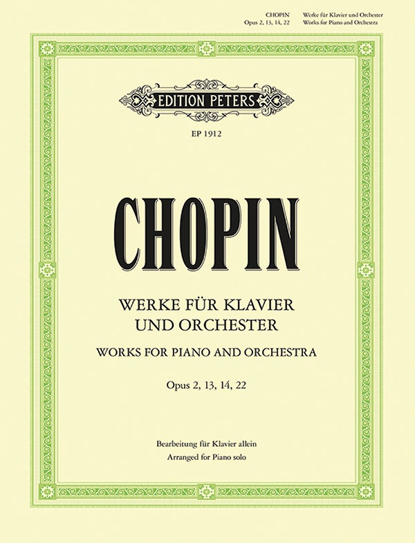 Works For Piano & Orchestra Book