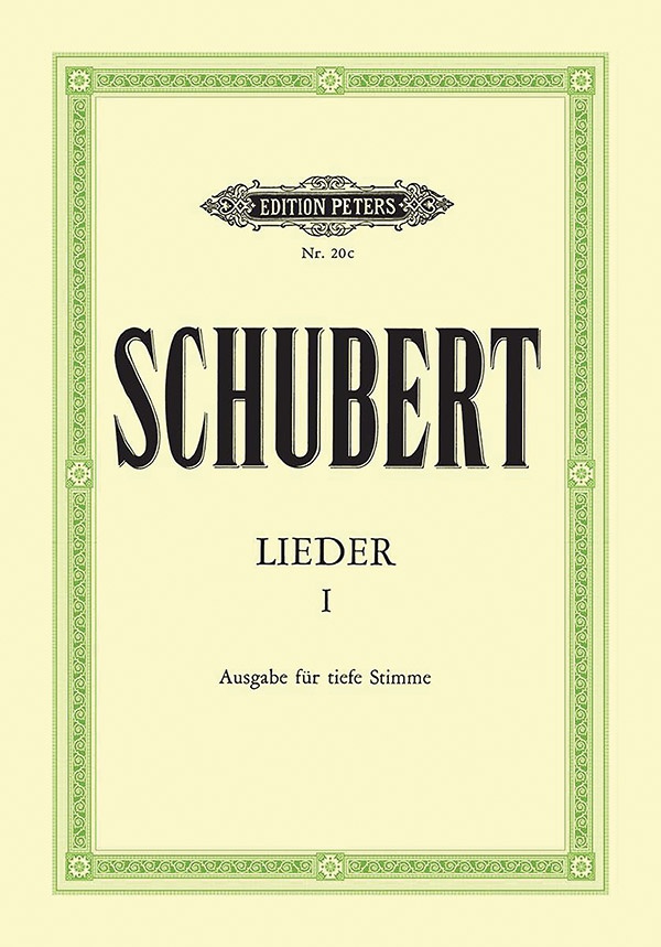 Songs, Vol. 1 (Low Voice) 92 Songs, Incl. Die SchöNe müLlerin, Winterreise, Schwanengesang Book
