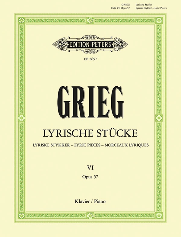 Lyric Pieces Op.57 6 Book