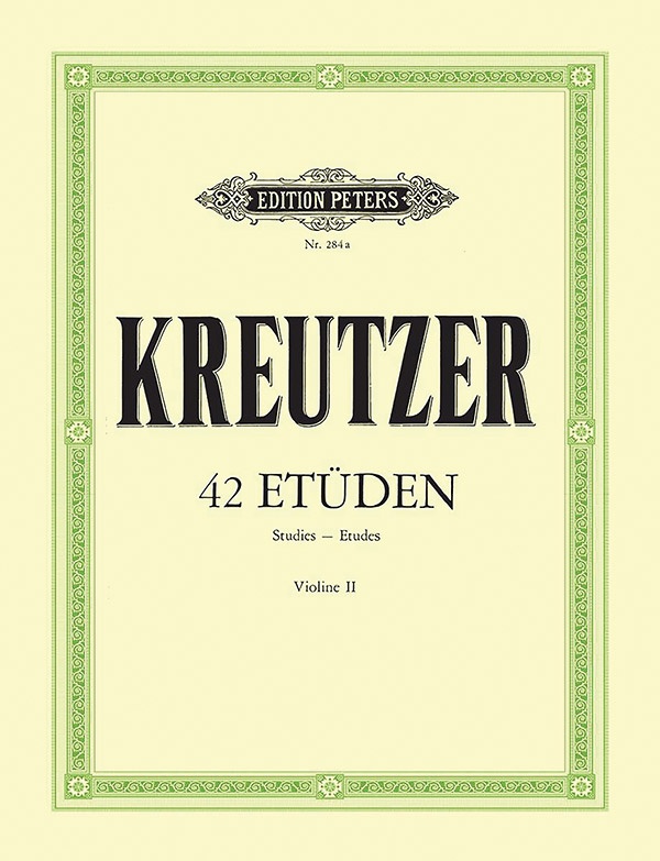 2Nd Violin Accompaniment By F. Hermann To 42 Caprices For Violin Solo Book