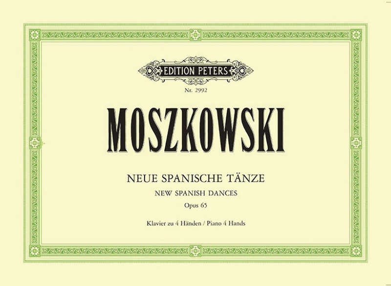 New Spanish Dances For Piano Duet Op. 65 Book