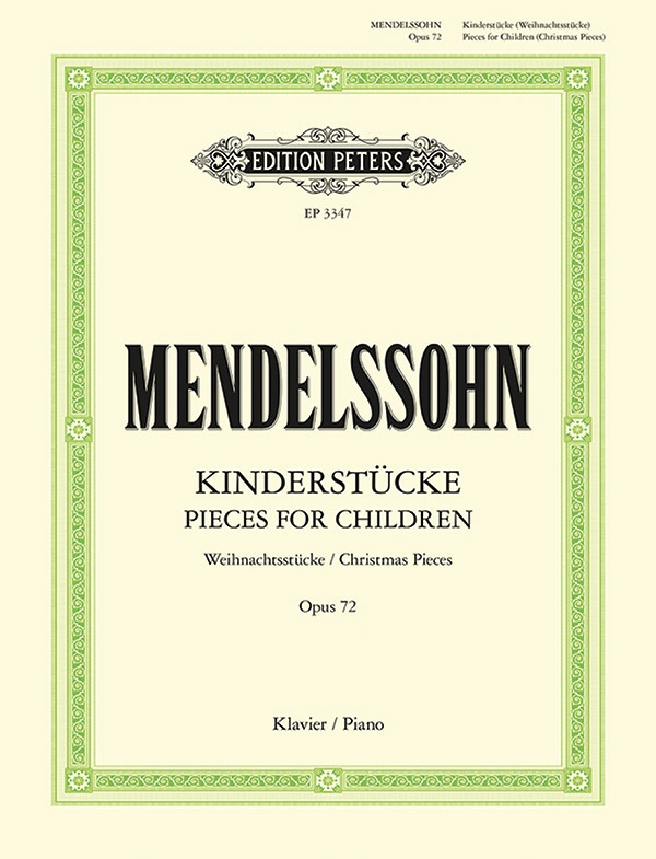 6 Children's Pieces Op.72 Book