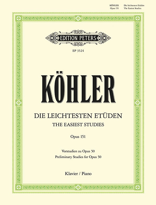 12 Easiest Studies Op.151 Book