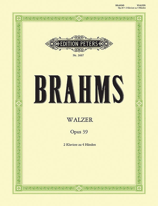5 Waltzes From Op. 39 For Two Pianos (Arranged By The Composer) Book