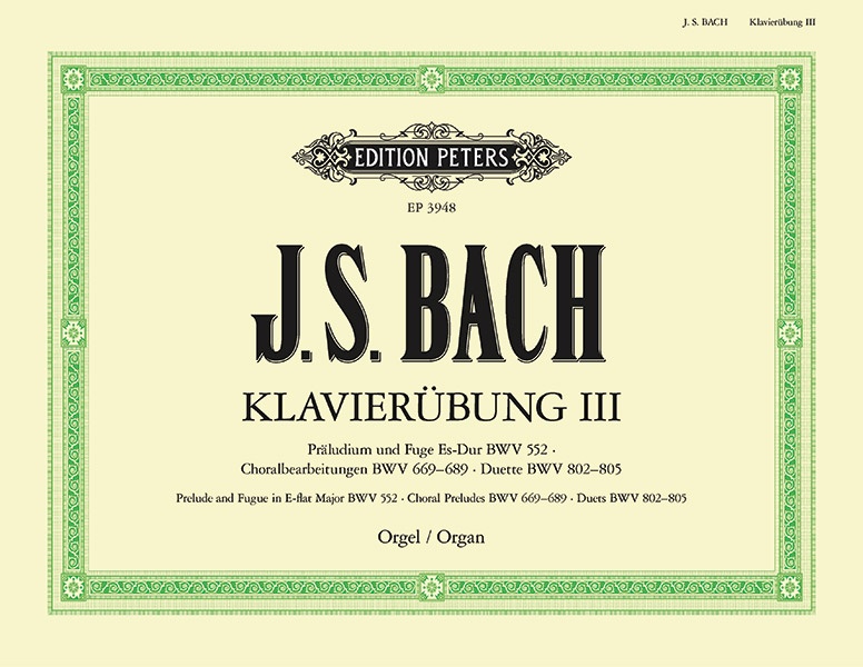 Organ Works Based On Chorales Vol. 3 Chorale Preludes And Duettos Book