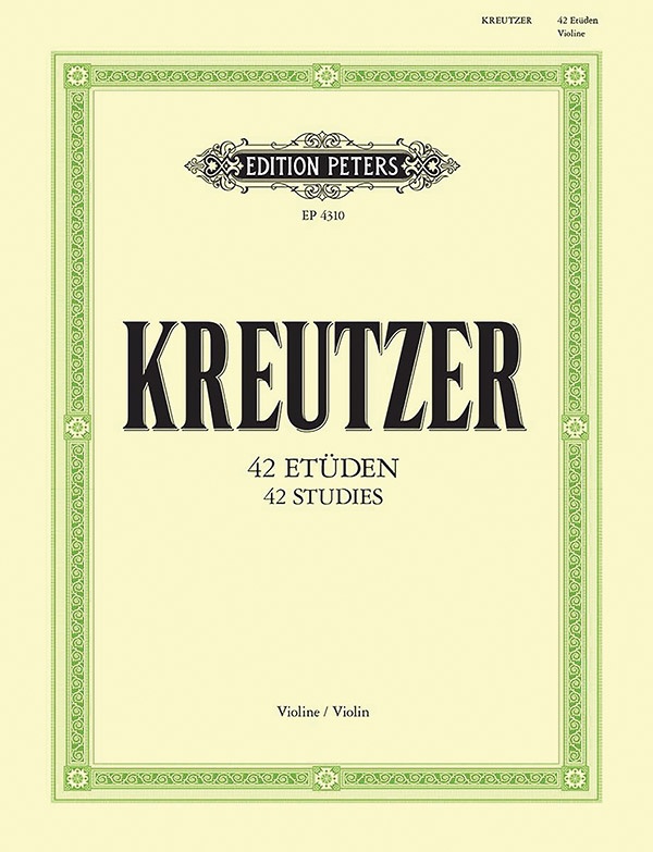 42 Etudes (Caprices) For Violin Edition By Walther Davisson Book