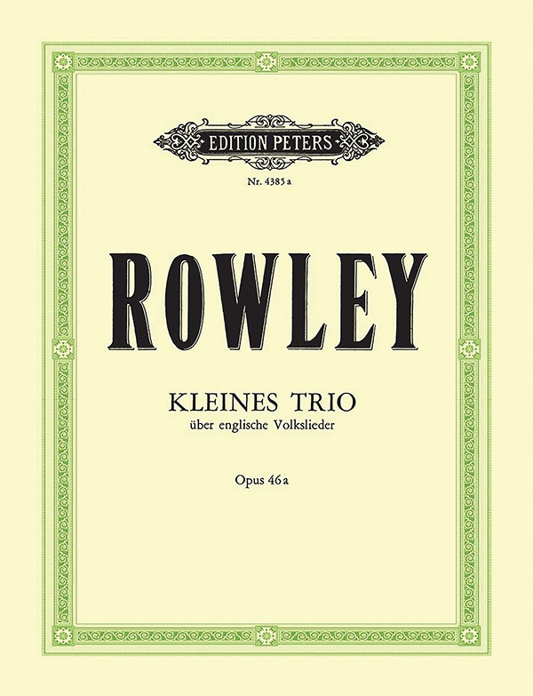Short Trio On English Tunes For Piano Trio Book