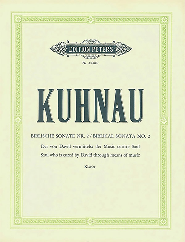 6 Sonatas Depicting Stories From The Bible: Sonata No. 2 Book