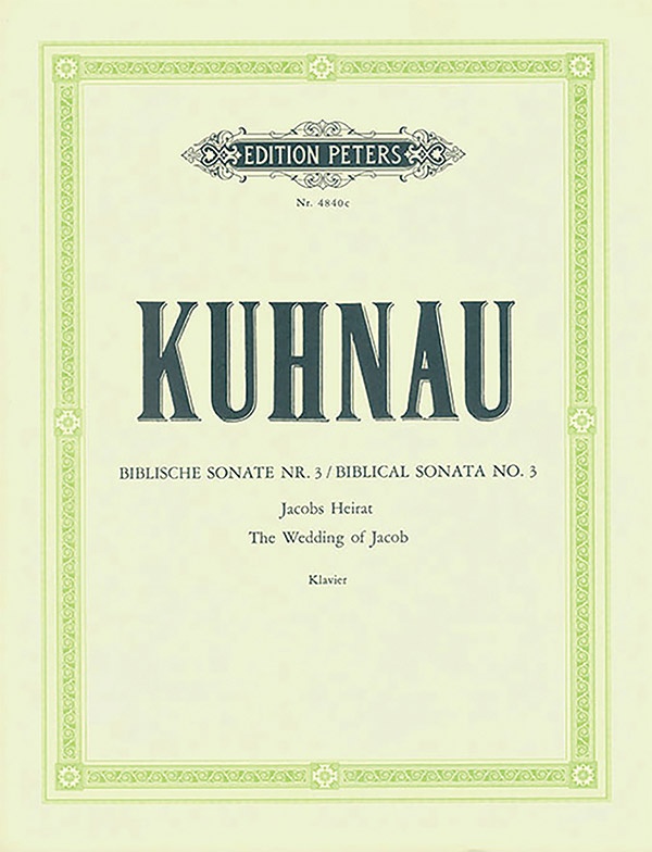 6 Sonatas Depicting Stories From The Bible: Sonata No. 3 Book