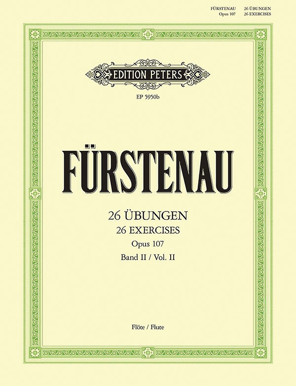 26 Exercises Op. 107 For Flute, Vol. 2 Nos. 15-26 (Flat Keys) Book