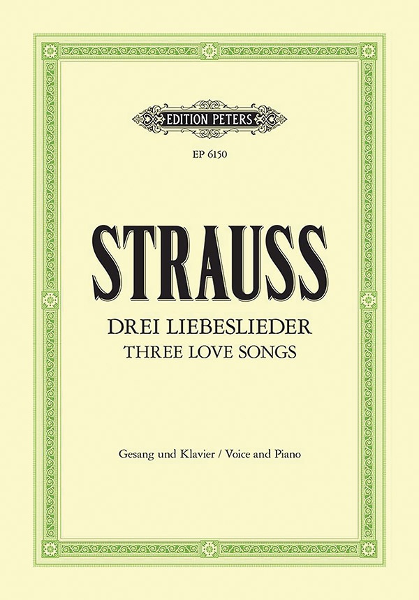 3 Love Songs Rote Rosen, Die Erwachte Rose, Begegnung; First Edition (Ger/Eng) Book