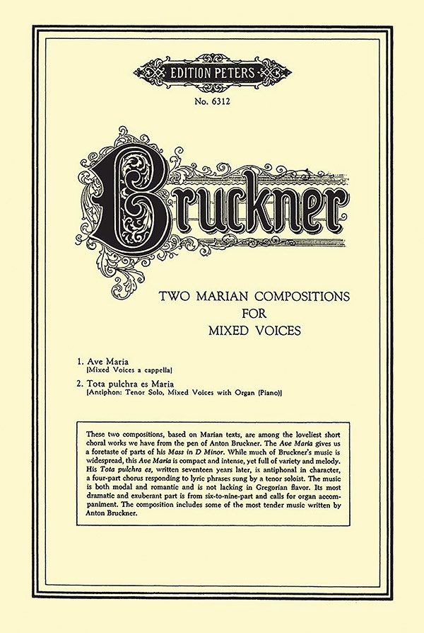 Marian Compositions Choral Octavo