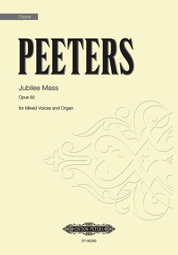 Jubilee Mass In Honor Of St. Nicholas Op.92 For Mixed Choir And Organ Choral Octavo
