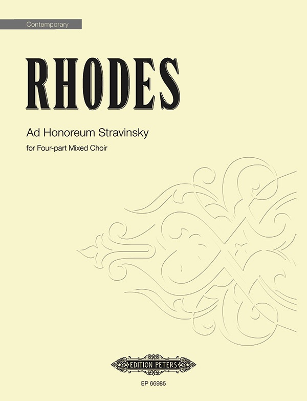 Ad Honoreum Stravinsky Choral Octavo