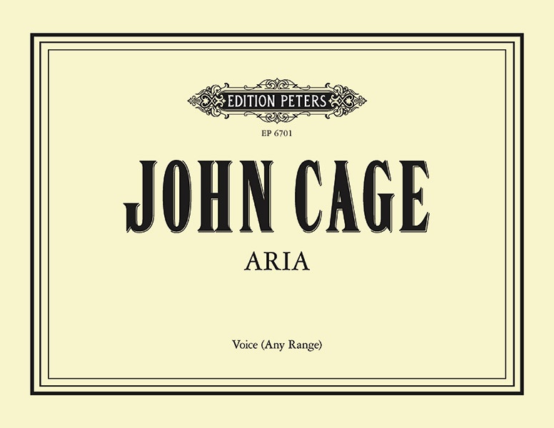 Aria For Voice (Any Range) Sheet