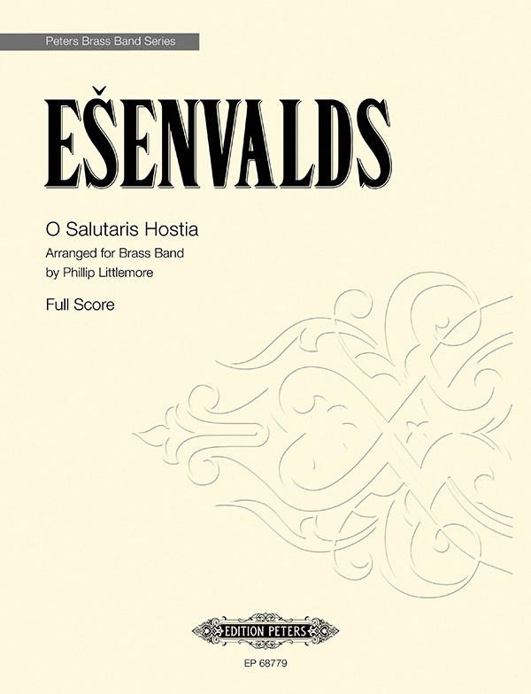 O Salutaris Hostia Arranged For Brass Band By Phillip Littlemore (Score) Conductor Score
