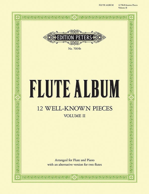 Flute Album: 12 Well-Known Pieces, Vol. 2 — 6 Pieces