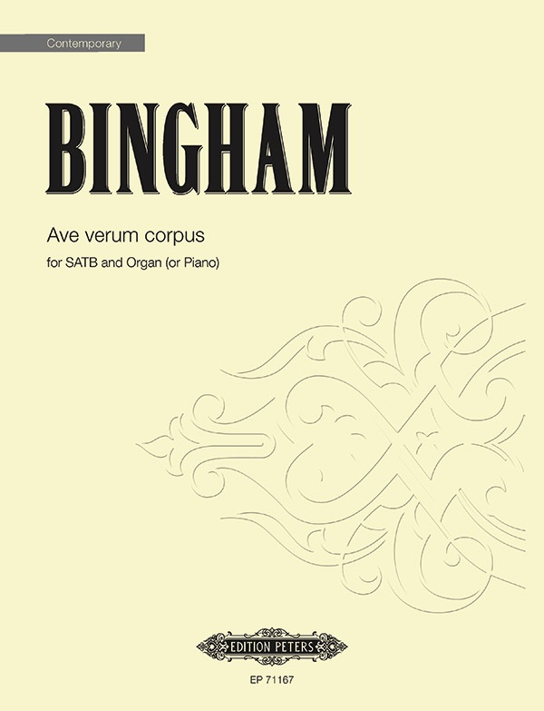 Ave Verum Corpus For Satb And Organ Or Piano Choral Octavo