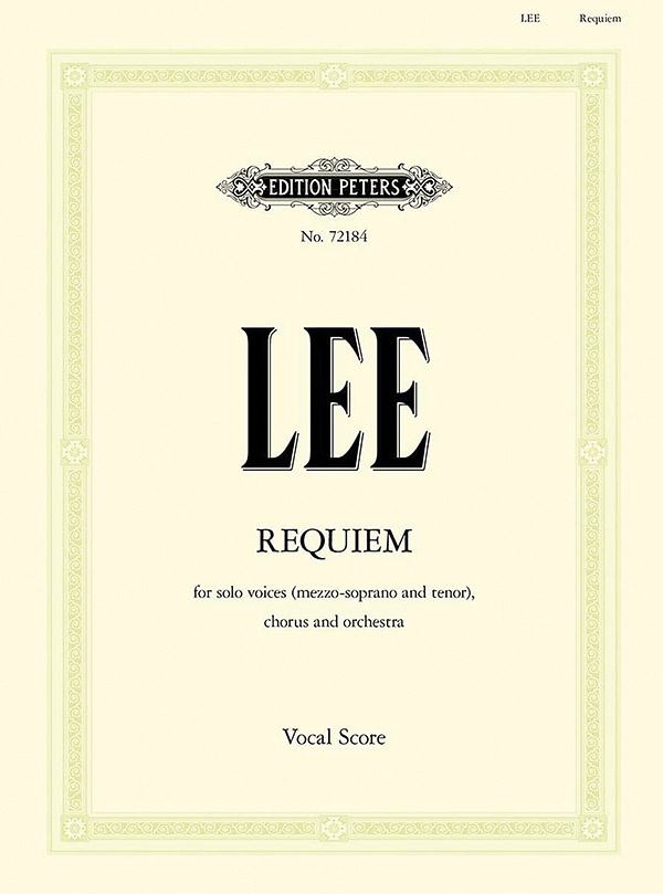 Requiem For Solo Voices, Chorus And Orchestra (Vocal Score) Book