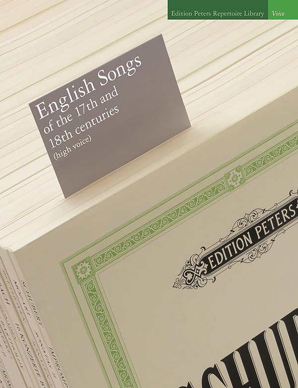 English Songs Of The 17Th And 18Th Centuries (High Voice) 26 Songs Book